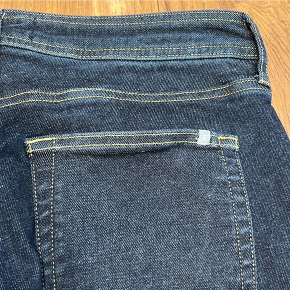 Everlane “Way High” Waisted Clean Front Skinny Jeans Dark Wash Denim Sz 32 - Picture 10 of 14